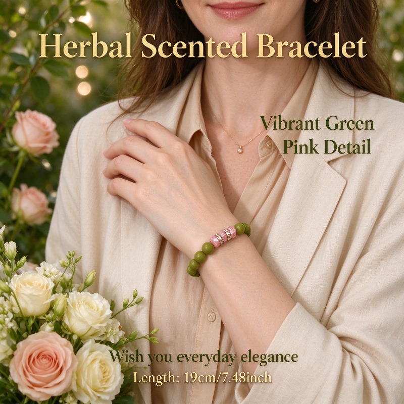Traditional Tea Fragrance Style Bead Bracelet, Handmade